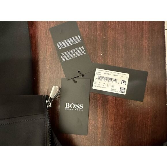 Hugo Boss Camur zip front water repellent wind resistant jacket in black Sz L - Picture 15 of 16